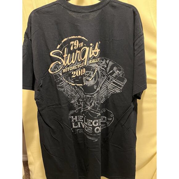 Sturgis Motorcycle Rally 2019 T Shirt Size XL - Picture 7 of 7